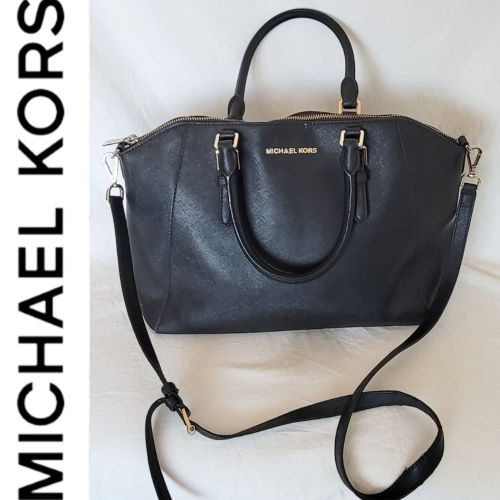 Michael Kors Black Gold Purse